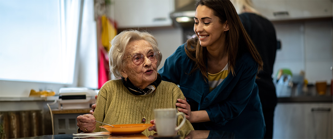 two women in the kitchen